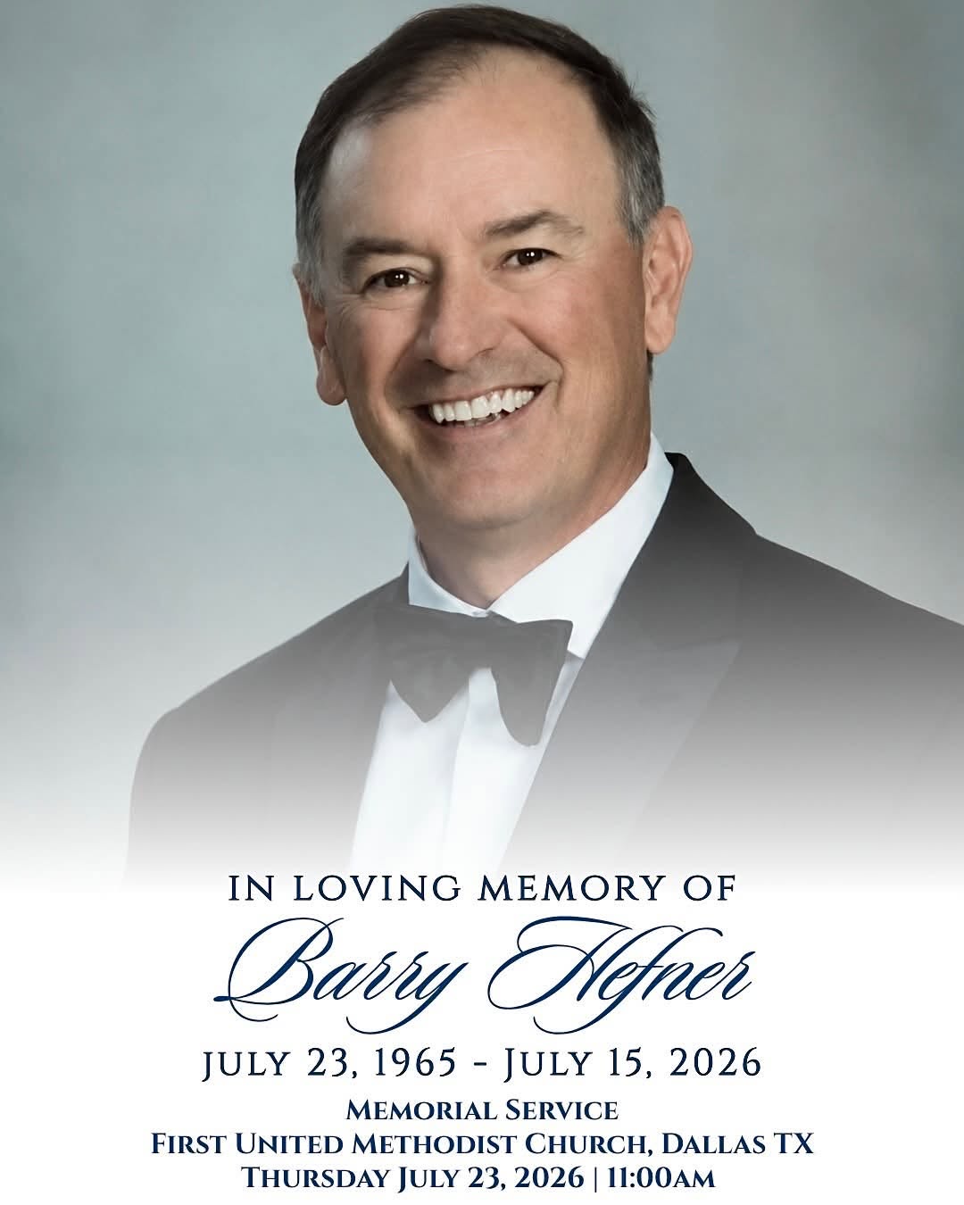 Barry Hefner Obituary Dallas, TX Death