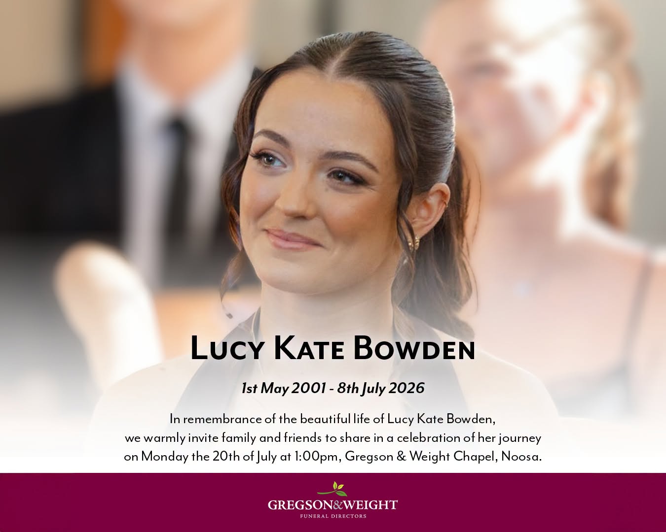 Lucy Bowden Bundaberg Central, AU Death